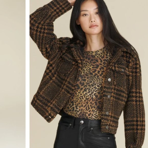 NWT Veronica Beard Gabbi Houndstooth Jacket - Picture 3 of 8